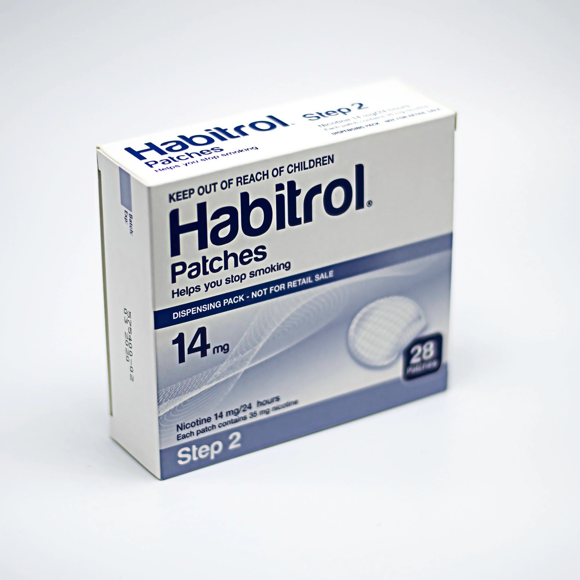 Miếng dán cai thuốc lá Habitrol 14mg Step 2 siêu hiệu quả