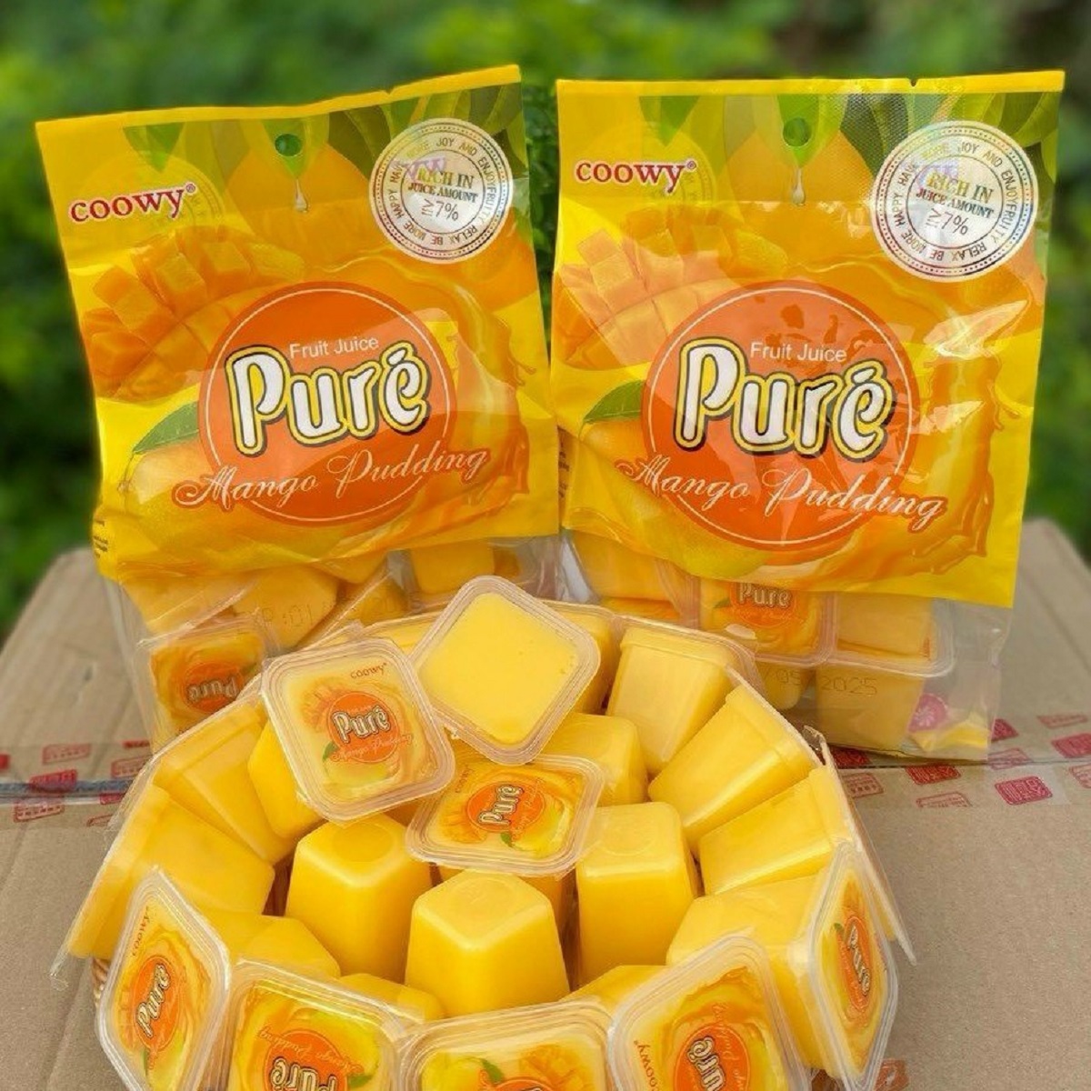 Thạch pudding xoài coowy pure