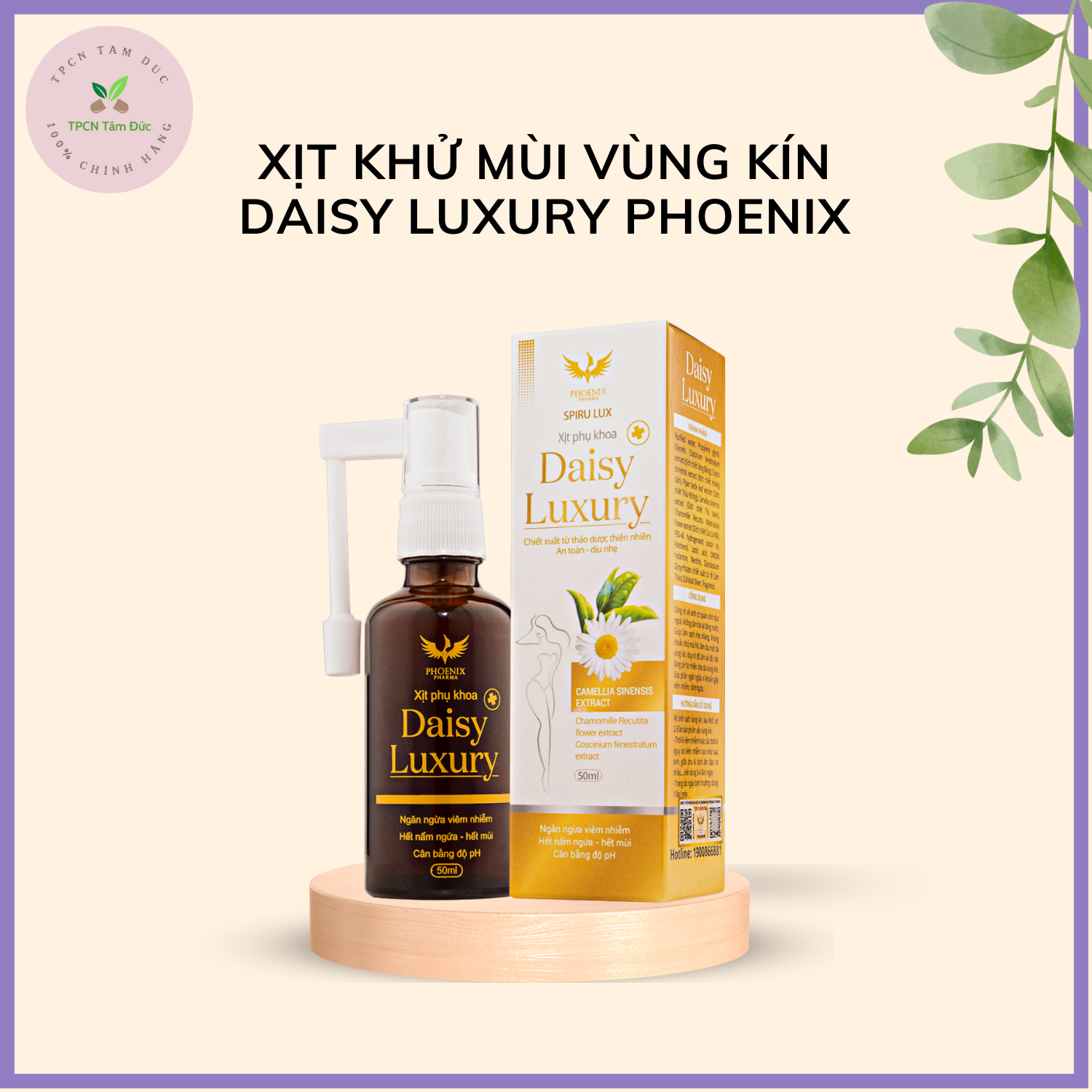 Xịt Phụ Khoa Daisy Luxury 50ml