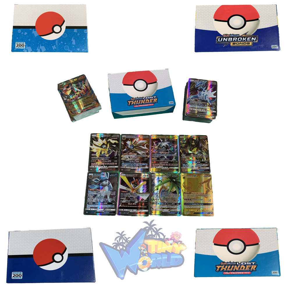 [Hoàn tiền 10%][Hoàn tiền 6%]Bộ Thẻ Bài Pokemon 200 Thẻ Cao Cấp Nhiều Loại