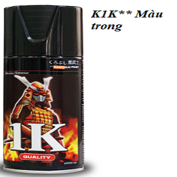Sơn xịt xe máy Samurai K1K màu trong phủ bóng