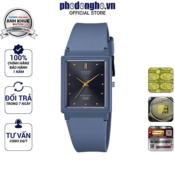Đồng hồ unisex dây nhựa casio anh khuê mq-38uc-2a2df