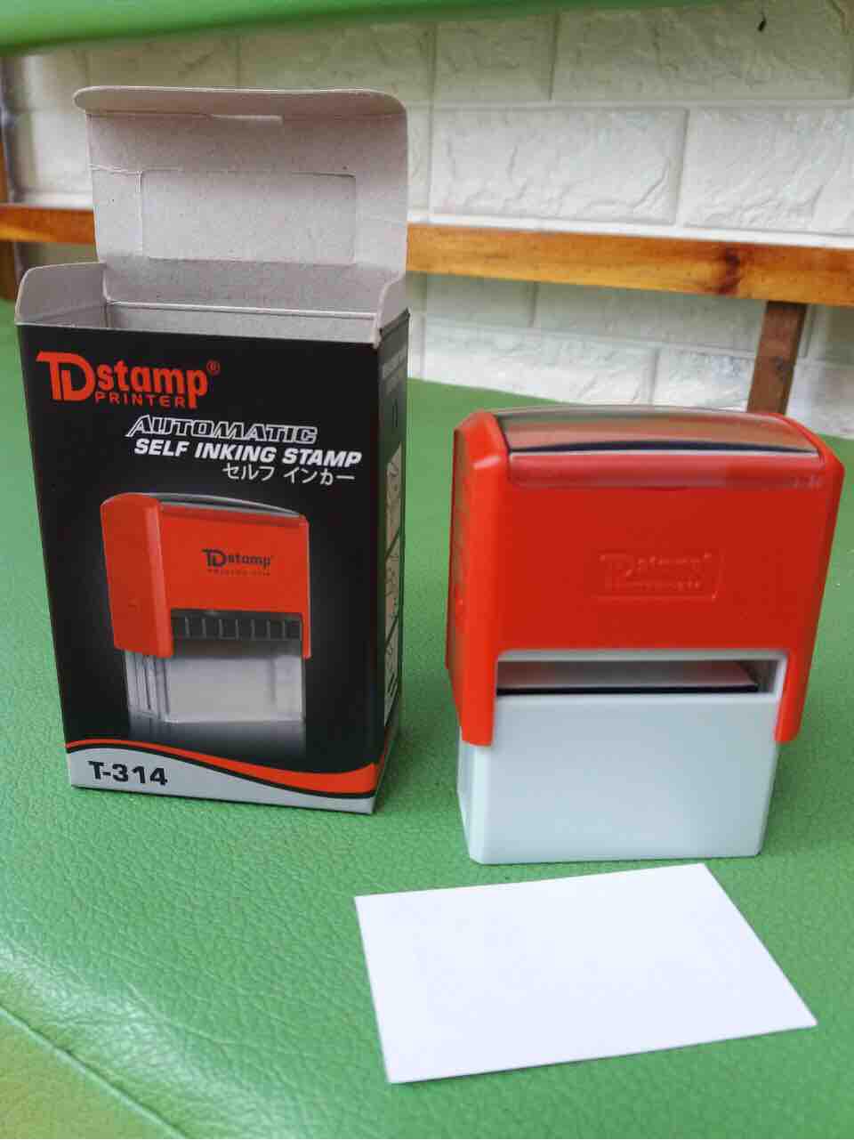 Khắc dấu tên, thông tin - tdstamp t-314