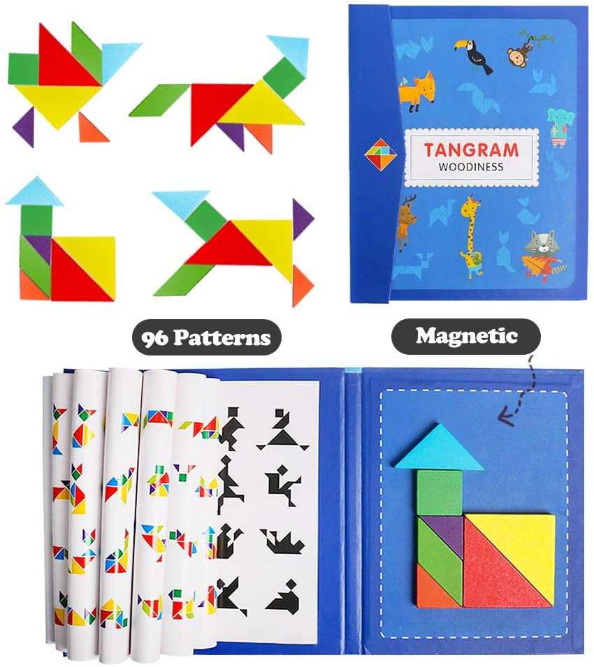 Đồ chơi lắp ghép Tangram Woodiness rất bổ ích cho bé - Hàng chính hãng (Cùng con 2020)