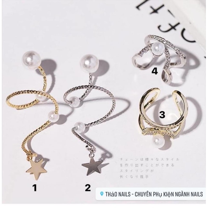 Nhẫn chụp ảnh nails phụ kiện chụp ảnh
