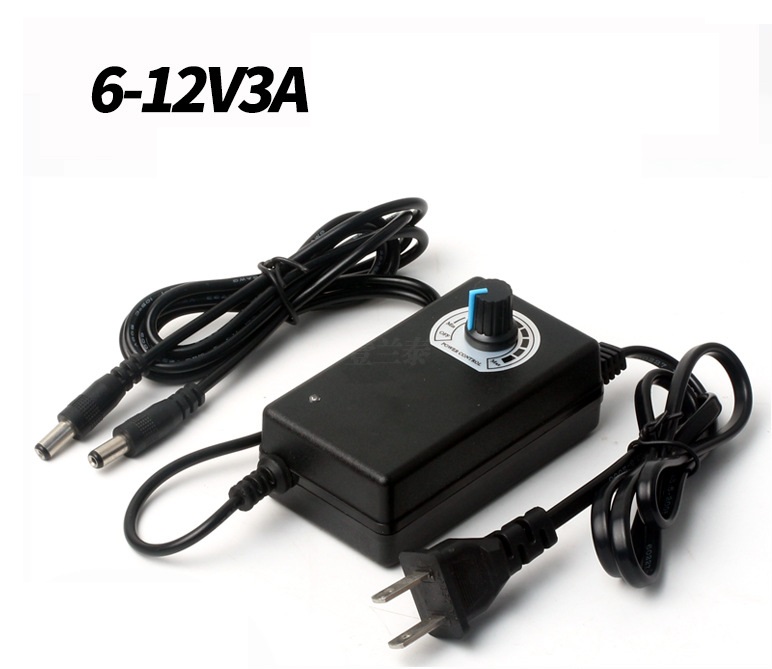 Bộ chuyển đổi nguồn ac/dc adapter hai đầu biến áp điều chỉnh điện áp 24 w 0-12 v 1-12 v 3 -12 v 2a