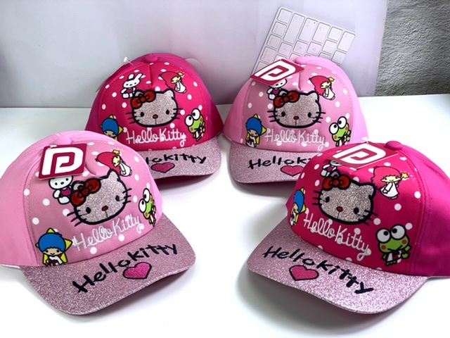 Nón kết nữ - mũ dành cho bé gái 3 tuổi đến 8 tuổi kim tuyến hello kitty cực dễ thương
