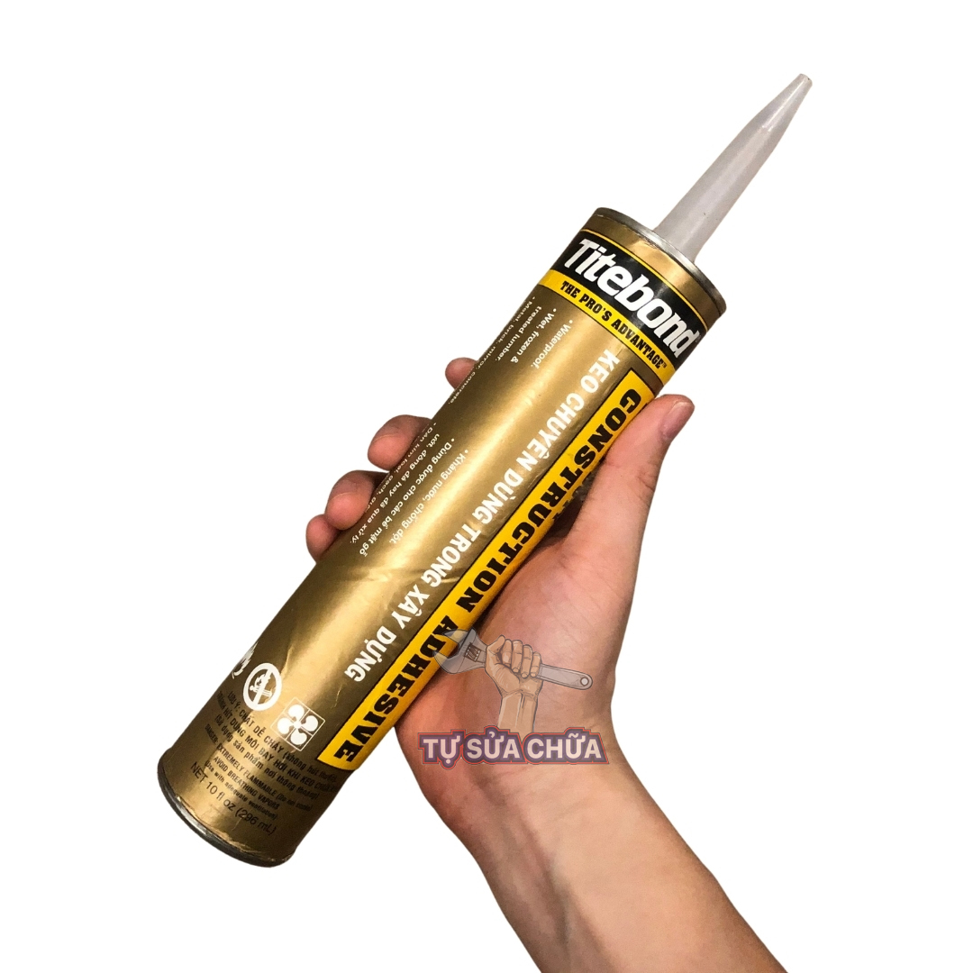 Keo dán xây dựng đa năng Titebond chuyên dán gỗ, sứ, gạch, kim loại