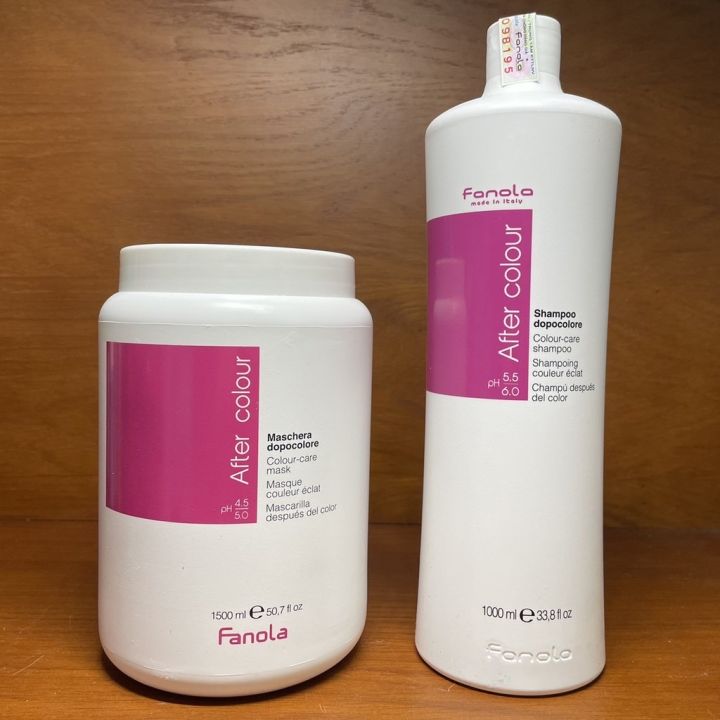 Dầu gội và hấp giữ màu tóc nhuộm Fanola Nutri Care After Colour 1000ml/1500ml