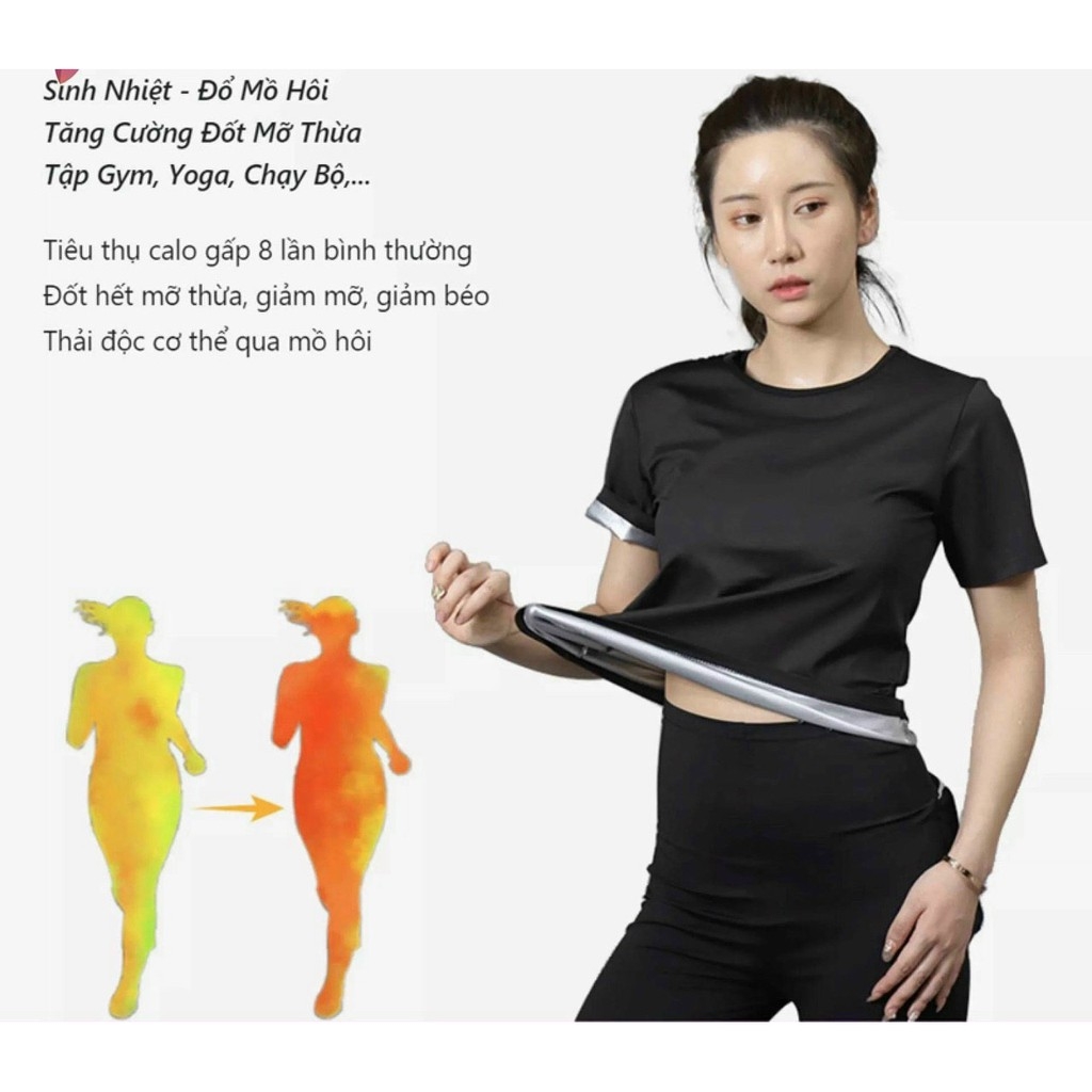 ✨ Siêu Hót ✨ Áo Tập Gym/Yoga Thể Thao Sinh Nhiệt Giảm Mỡ Siêu Nhanh ✨✨✨