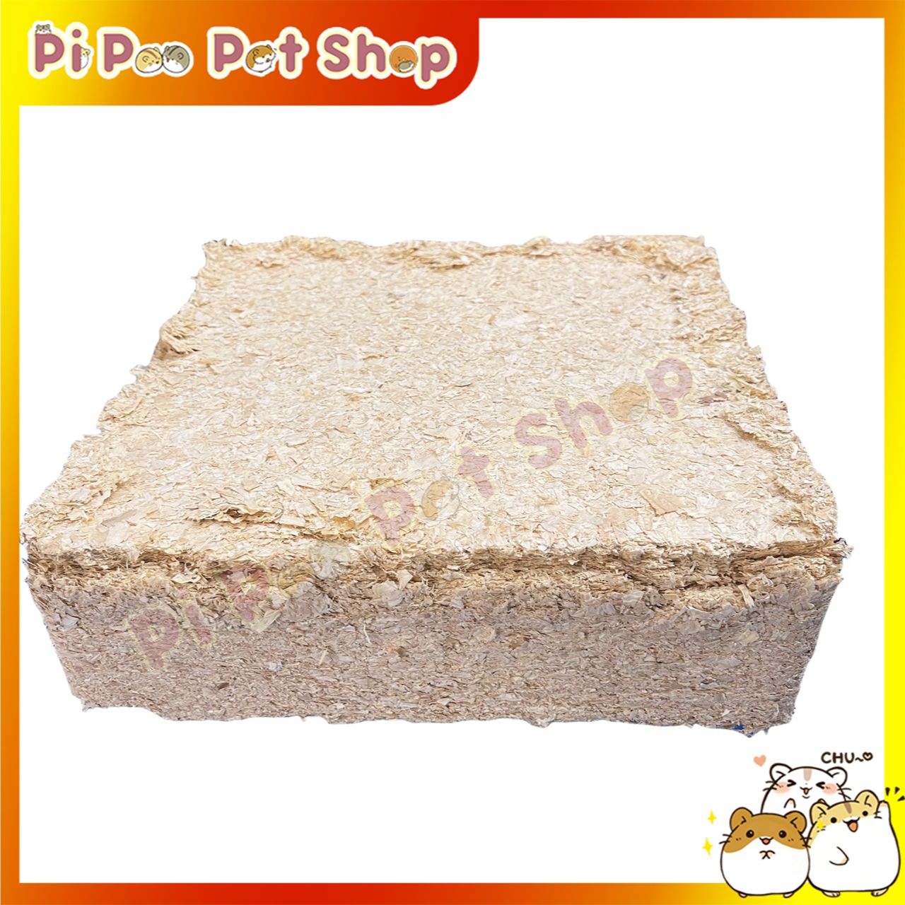 Mùn cưa nén lót chuồng cho Hamster - Khối 3kg