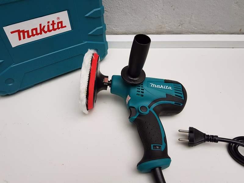 Máy đánh bóng Makita GV6010 600W, máy chà nhám đĩa makita - máy đánh bóng xe hơi, máy đánh bóng xe máy