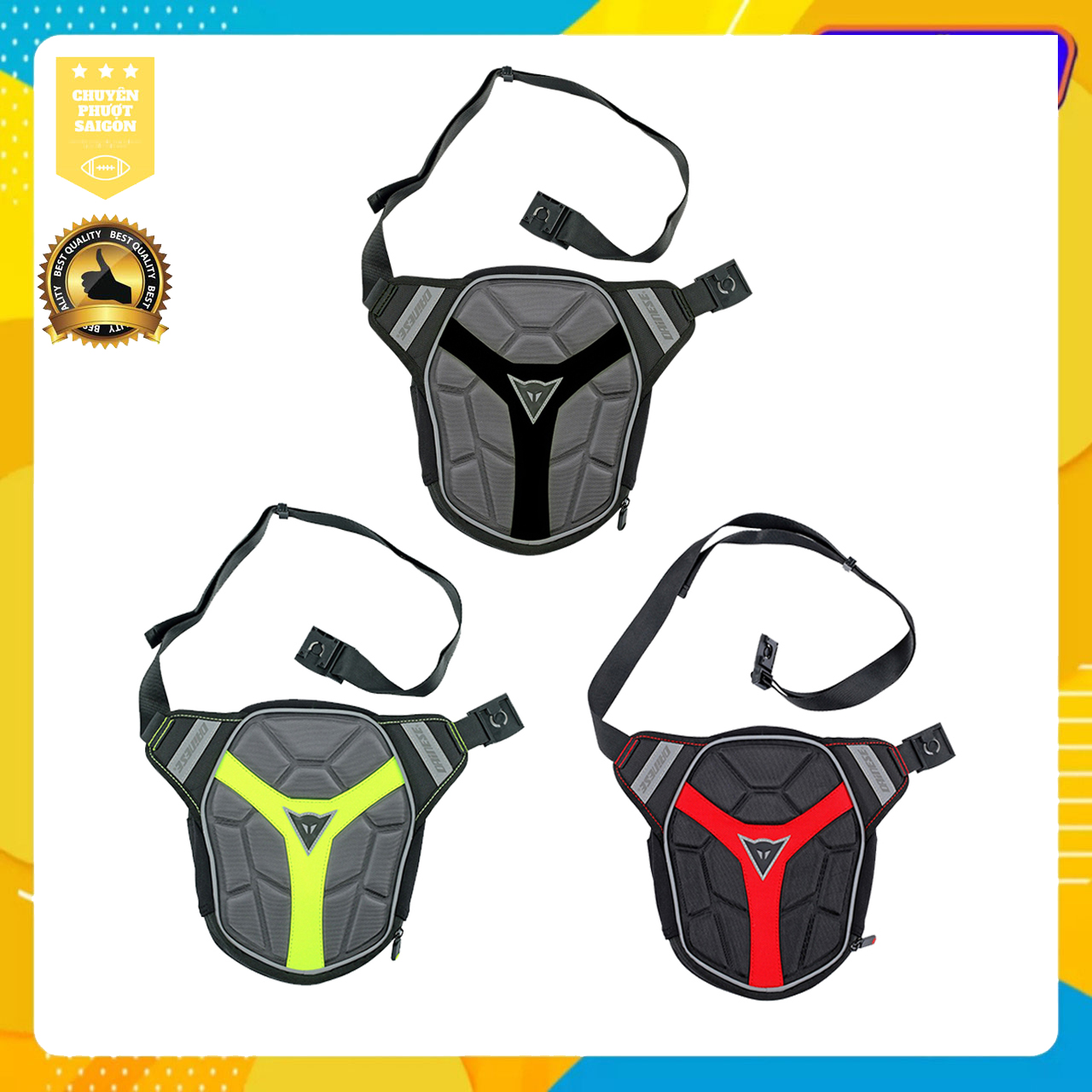 [HCM]TÚI ĐEO ĐÙI ĐEO HÔNG ĐEO ĐÙI Dainese D-Exchange Leg BAG PHIÊN BẢN MỚI NHẤT