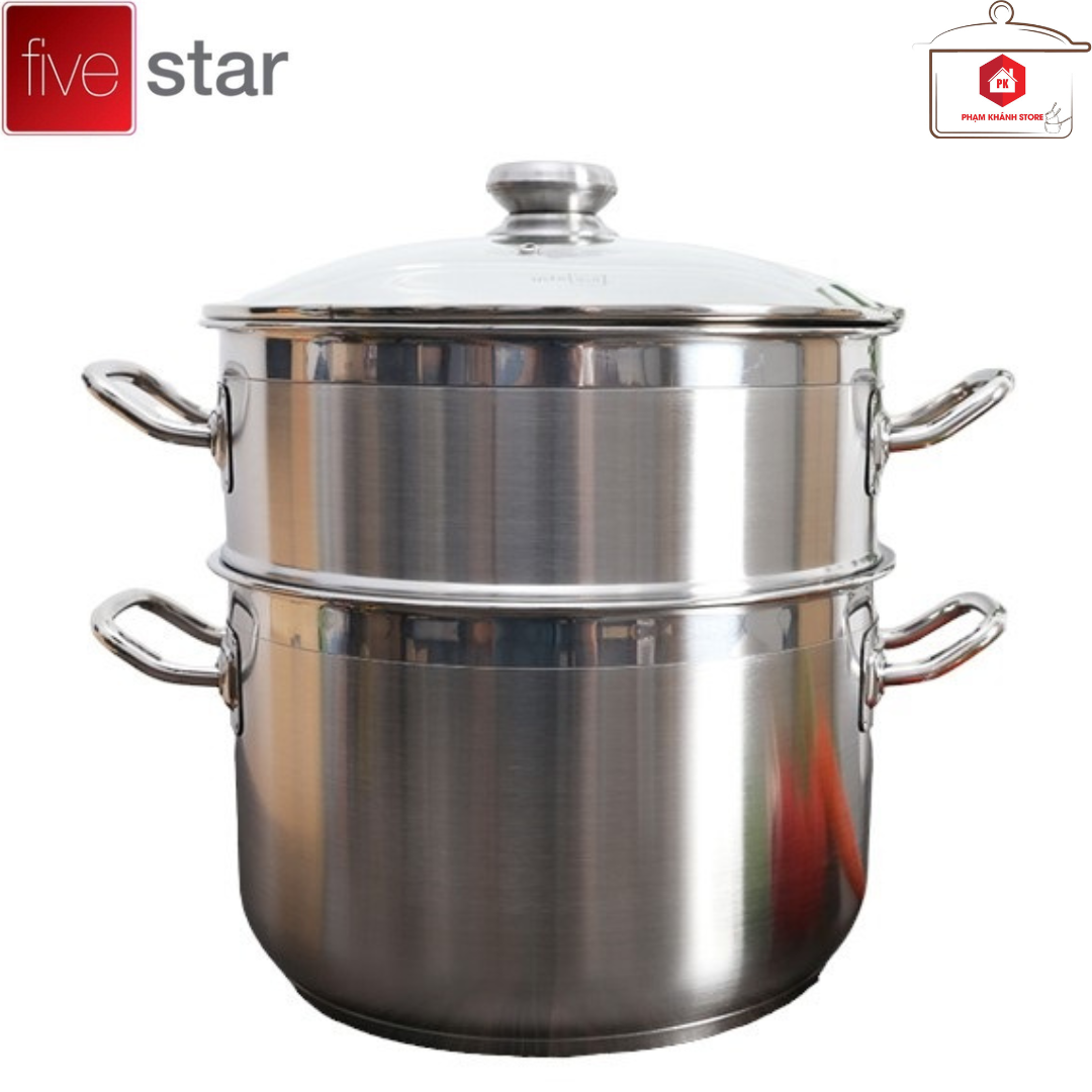 Bộ Nồi Xửng Hấp 3 Đáy Fivestar 26cm