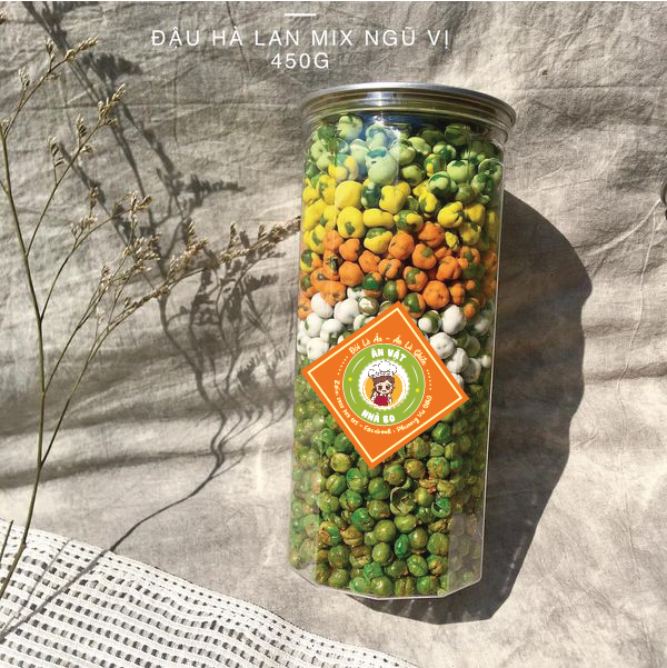 Đậu hà lan mix 5 vị - hủ