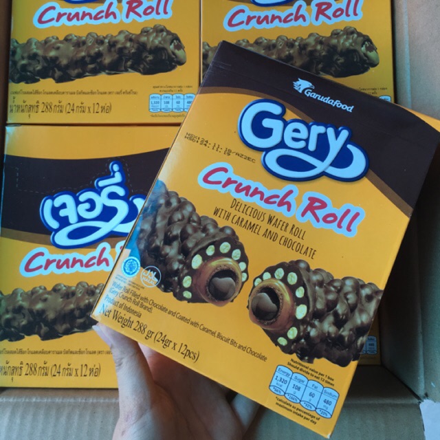 Bánh Quy Cuộn Socola Gery Roll