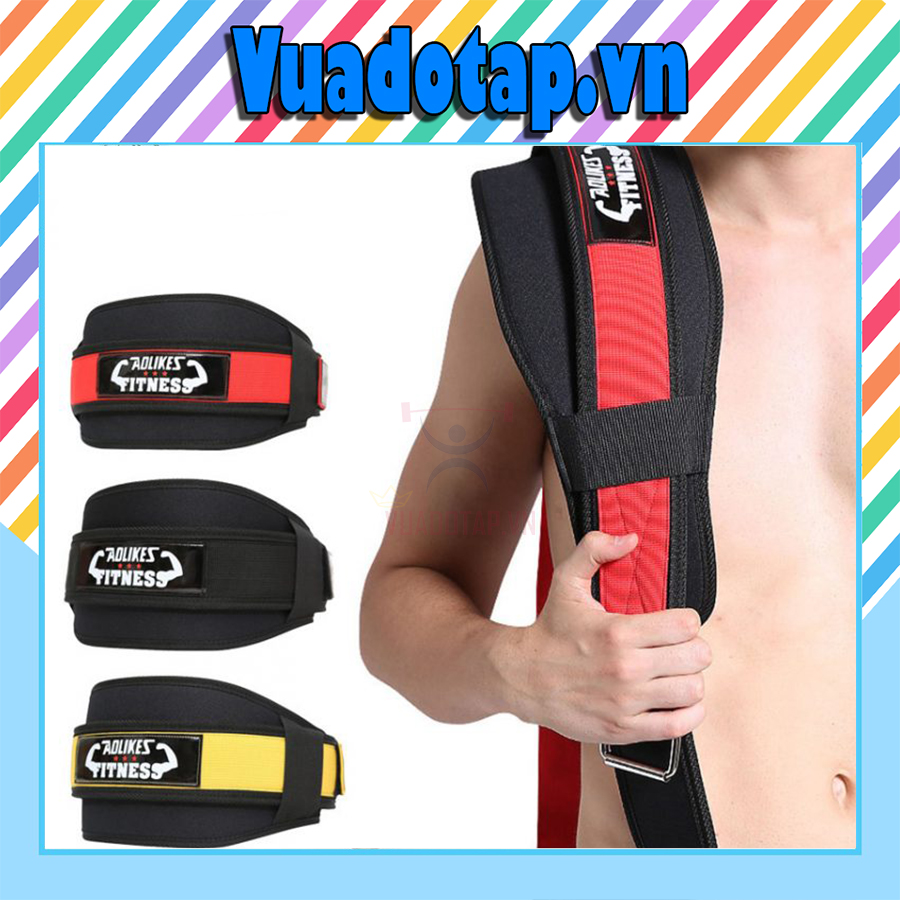 Đai lưng tập gym gánh tạ, đai bụng bảo vệ cột sống tập thể dục thể thao aolikes a-7983
