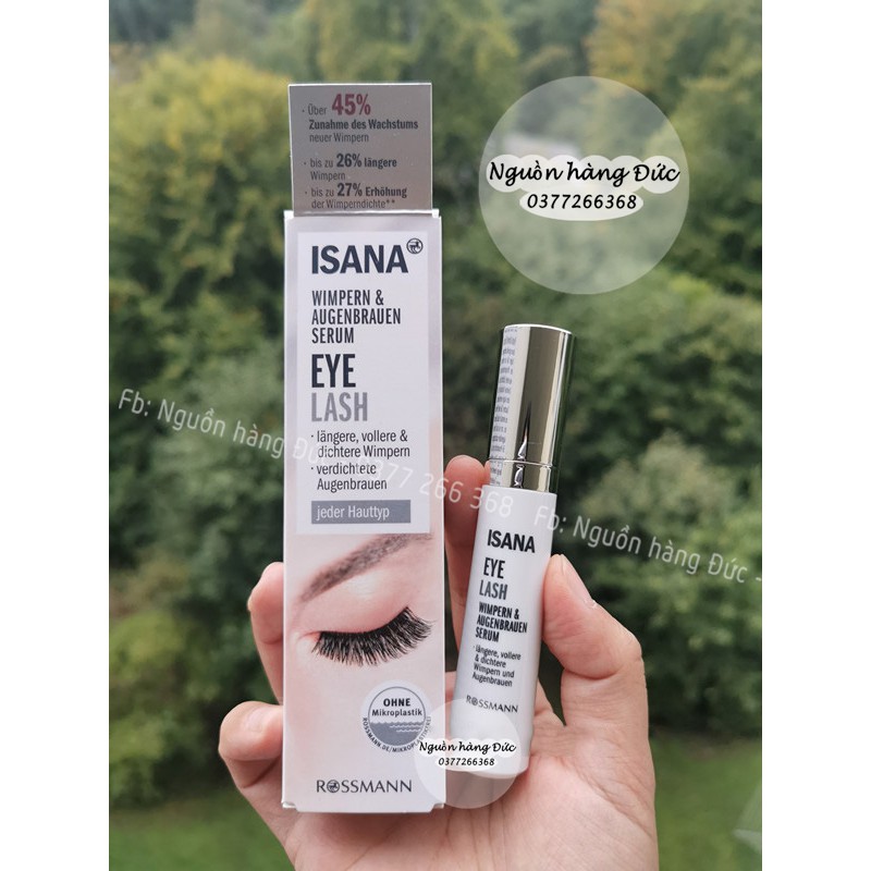 SERUM DƯỠNG MI ISANA ĐỨC CAM KẾT DÀI, DÀY MI SAU 4 TUẦN!