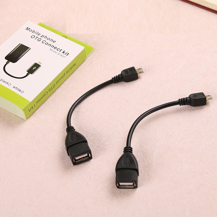 Cáp chuyển đổi otg đầu micro usb sang đầu usb otg cho điện thoại androi gigahome 2963