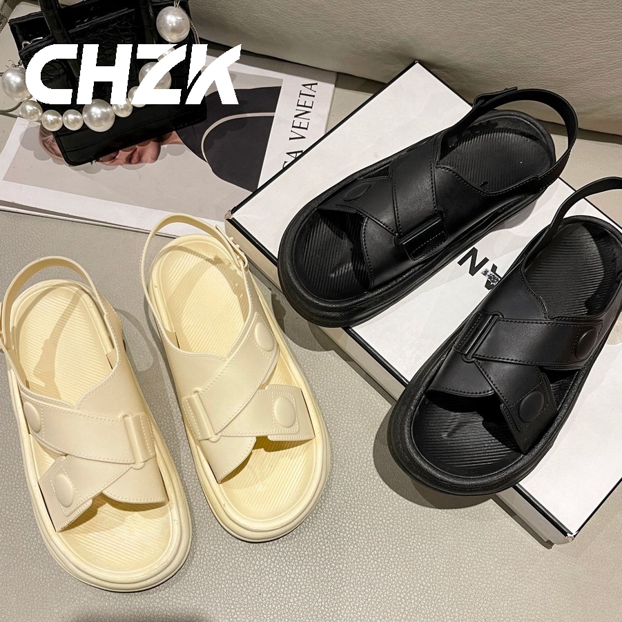 ✸✌ CHZK Sandal nữ thời trang 2023 mới nhất sandal đế xuồng siêu êm siêu nhẹ