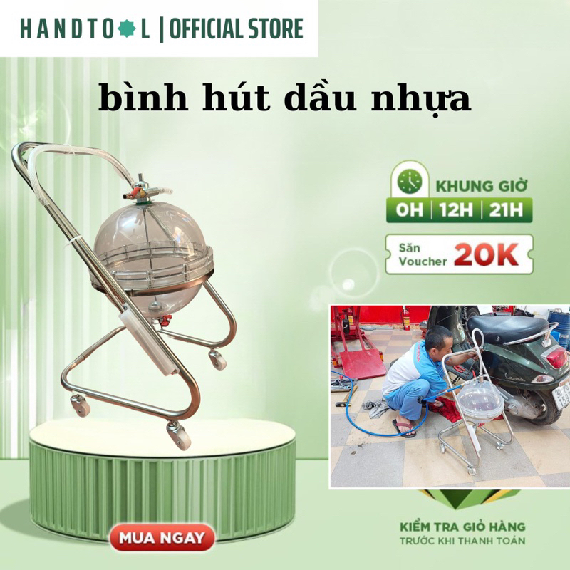Bình hút dầu nhớt xe máy handtool