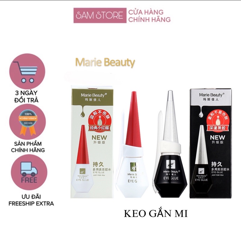 Keo gắn mi giả keo đen siêu chắc không lộ chân mi