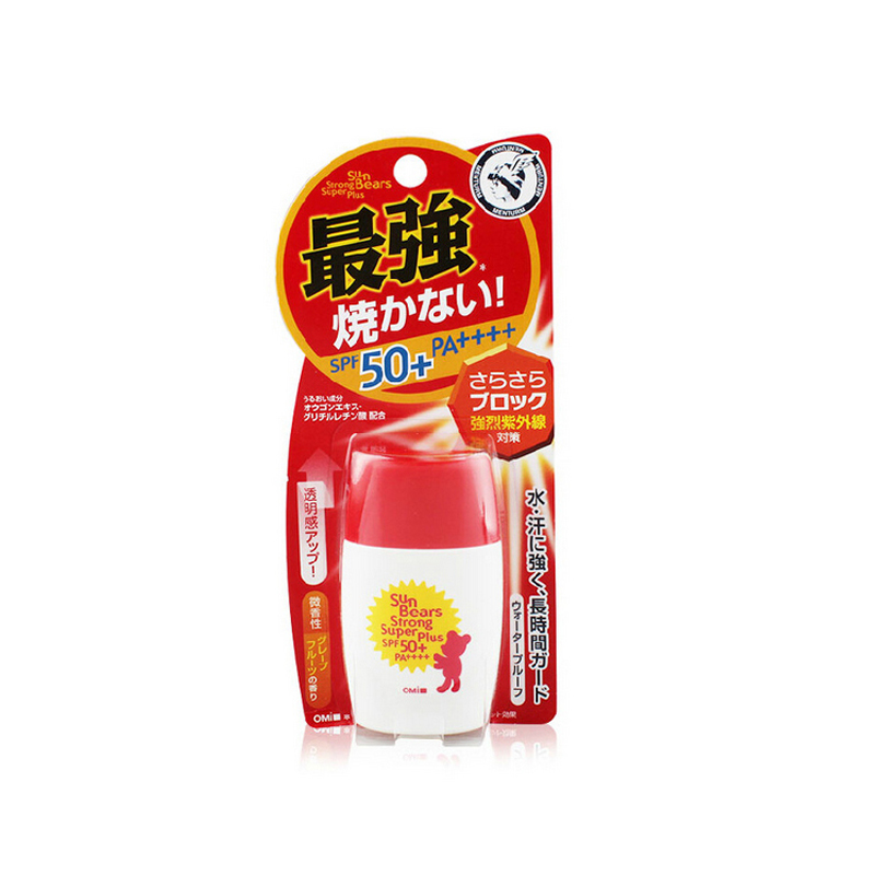 KEM CHỐNG NẮNG OMI SUNBEAR (DÒNG MÀU ĐỎ - HƯƠNG BƯỞI - CHAI 28ML)