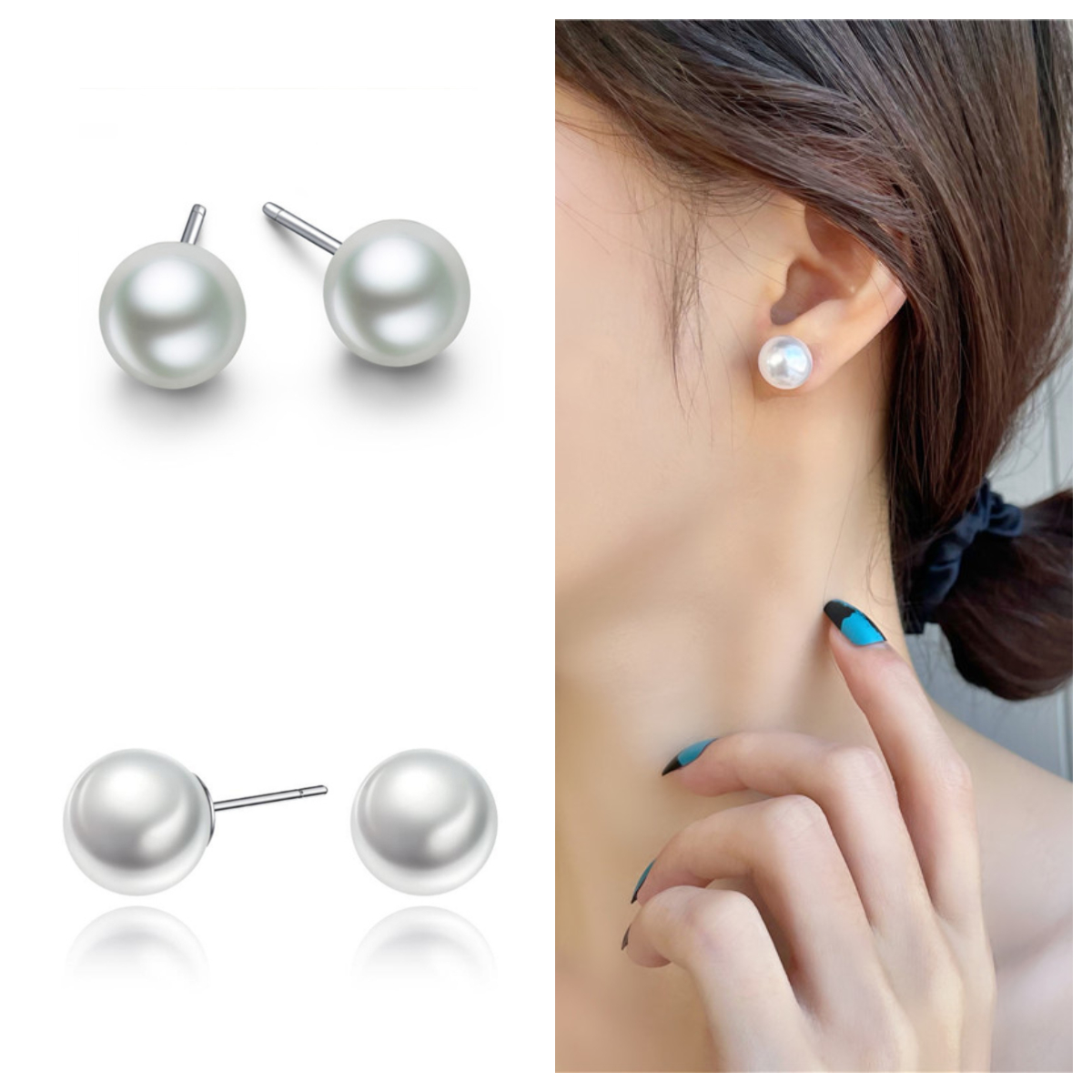 Khuyên Tai Ngọc Trai Nữ Tính Xinh Đẹp Dịu Dàng KTPUREPEARL4