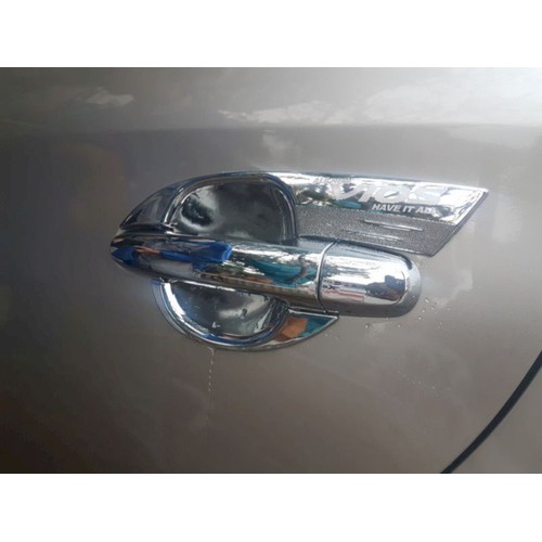 Full bộ ốp tay nắm và hõm cửa Toyota Vios 2014-2017 mạ crom