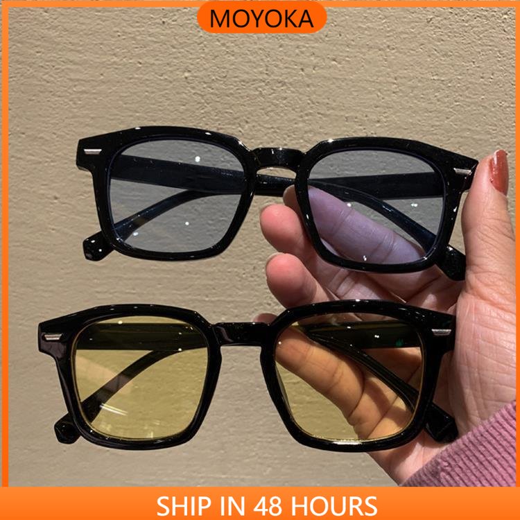 MOYOKA 2022 Kính Nam Kính Râm Cổ điển Cho Nữ Kính Chống Nắng Phong Cách Hàn Quốc Kính Râm Vuông Thời Trang Dành Cho Nam Kính Mát