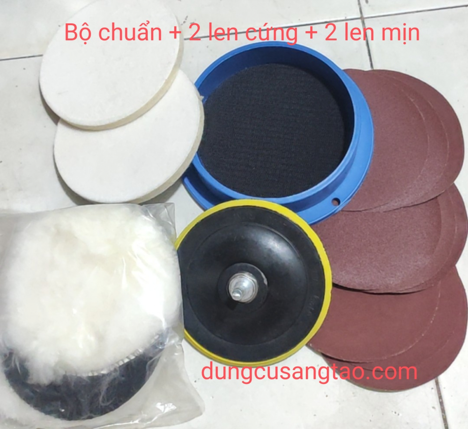 Bộ phụ kiện đánh bóng hạt chuỗi, hạt vòng đeo tay, hạt tròn