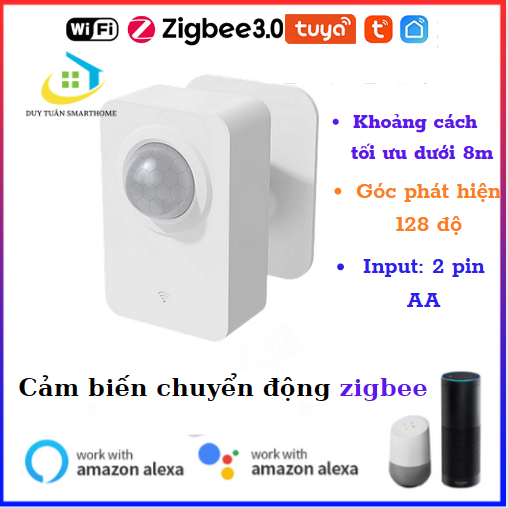 Cảm biến phát hiện chuyển động zigbee/Wifi tuya, cảm biến hồng ngoại PIR