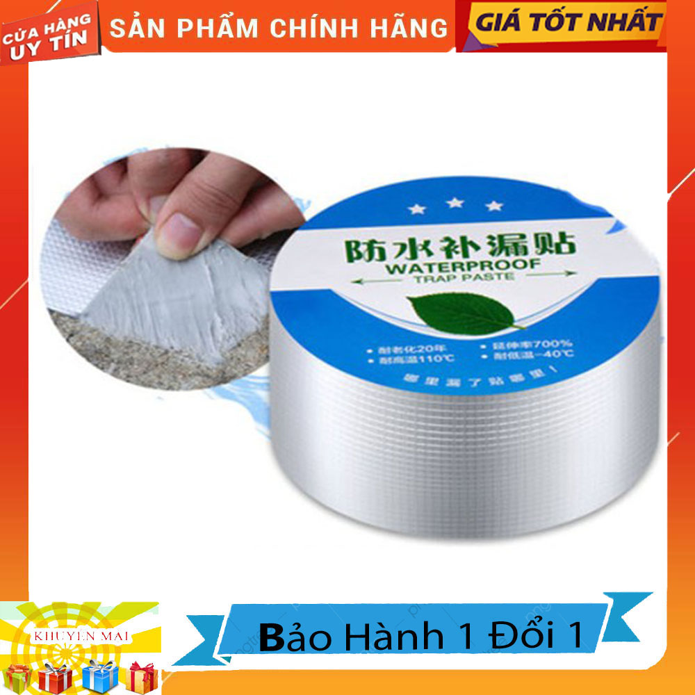 Băng Keo Dán Chống Thấm 5-10cm - Băng Keo Dán Tường - Băng Keo Dán Mọi Bề Mặt - Băng Chống Thấm Nhật Bản - Center shop