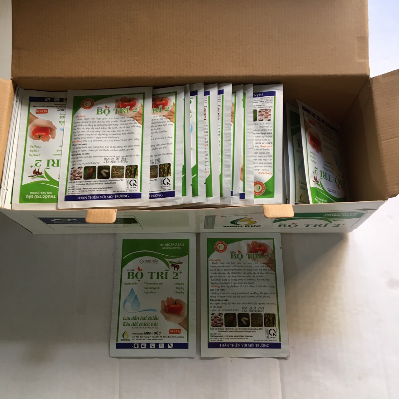 [HCM]Chuyên trừ bọ trĩ  trên cây trồng - HỘP 75 gói 15 gram