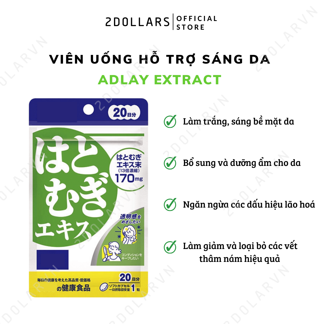 Viên uống hỗ trợ sáng da nhật bản