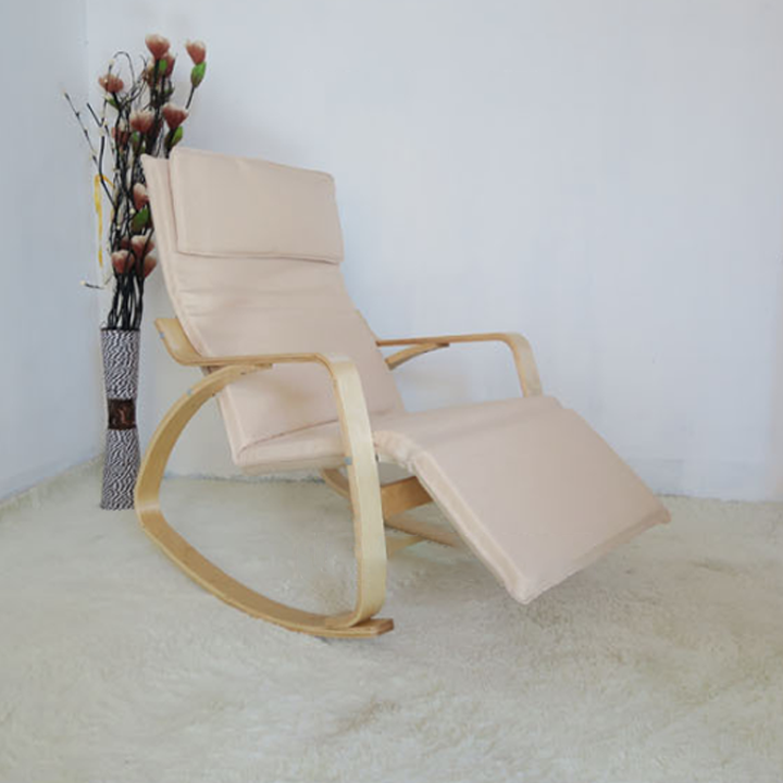 Ghế Thư Giãn Cao cấp, Ghế Poang Có Đệm Chân Êm Ái