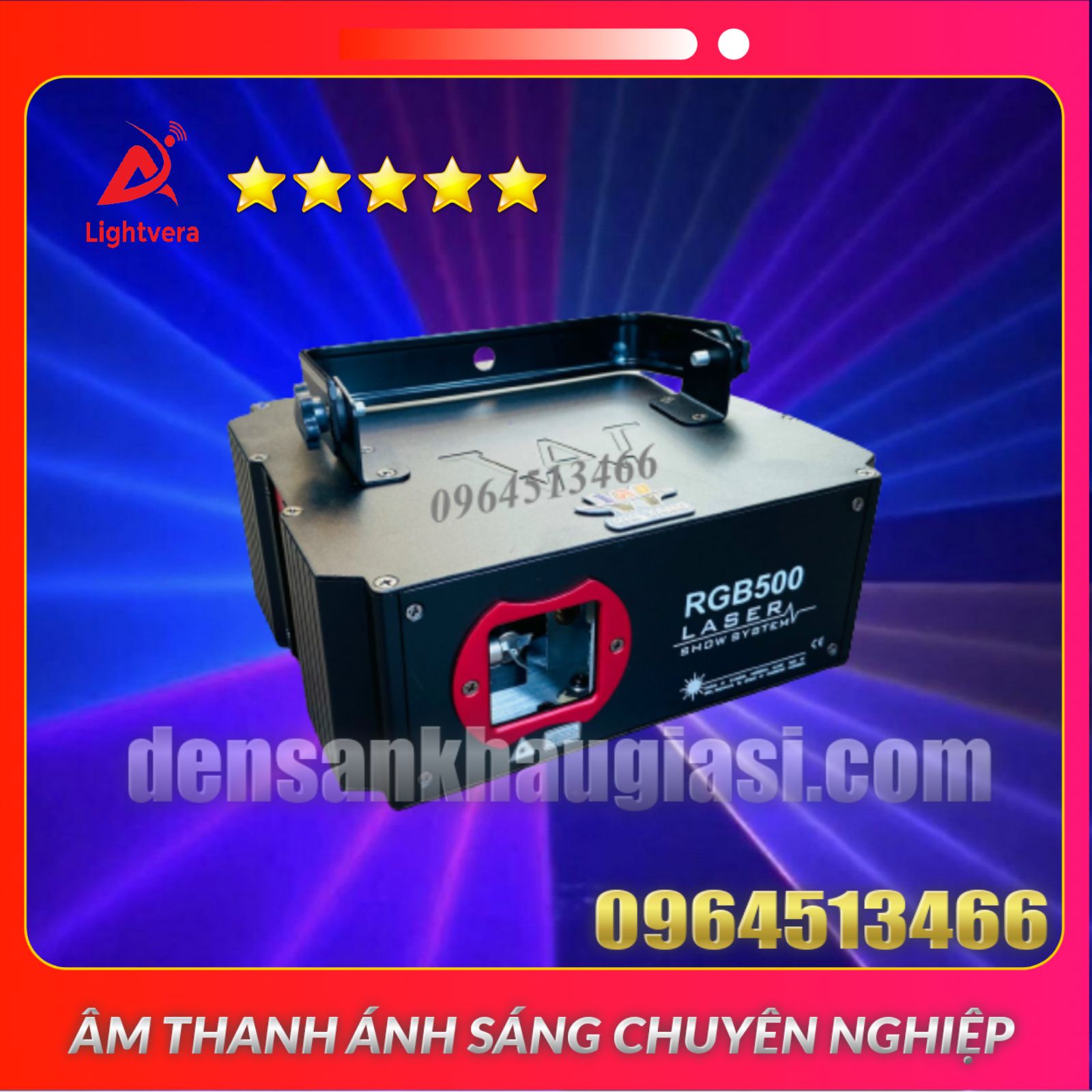 Đèn laser quét tia rgb 500