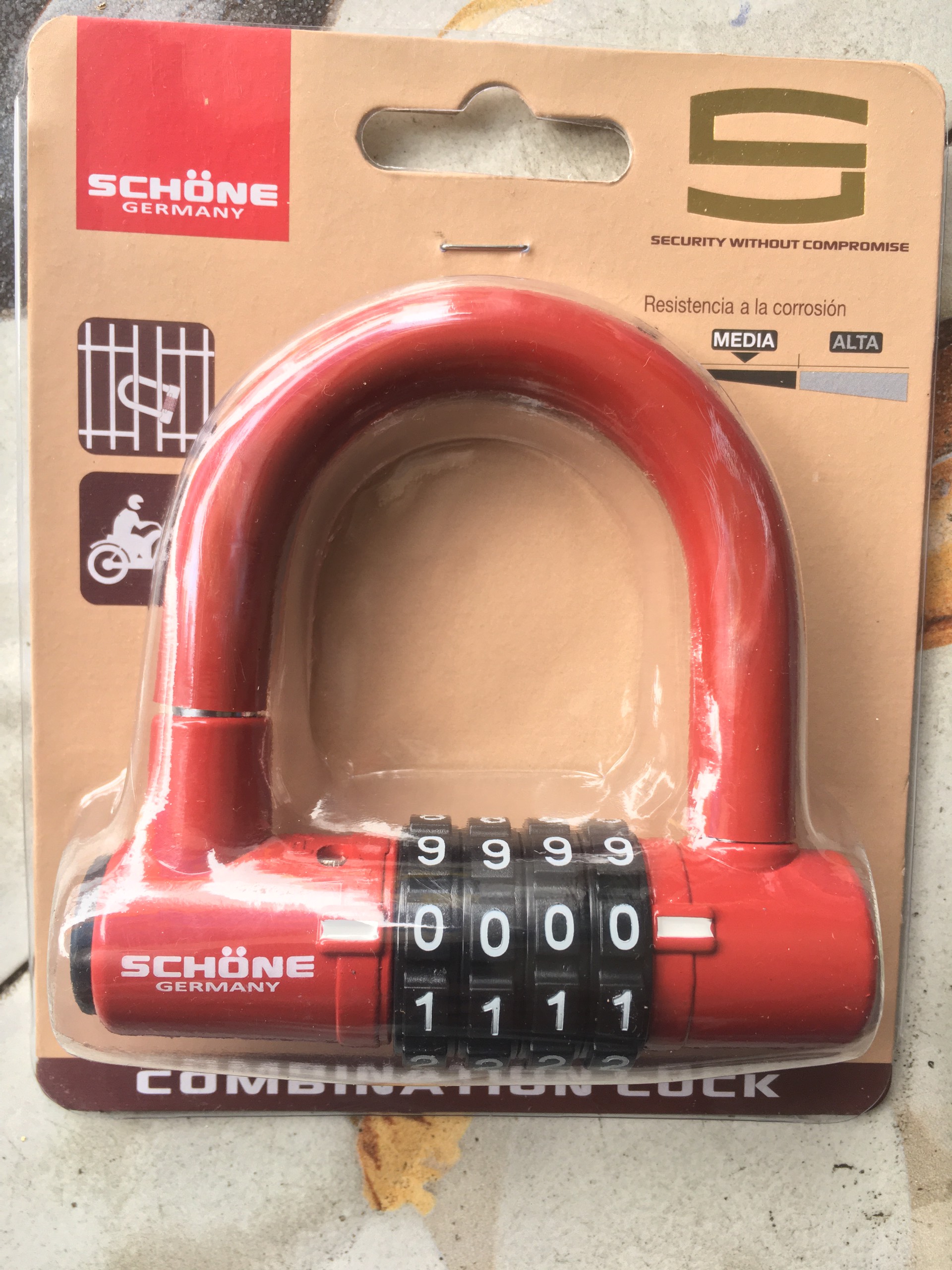 [HCM]Khóa số chữ U chính hãng Schone SC701