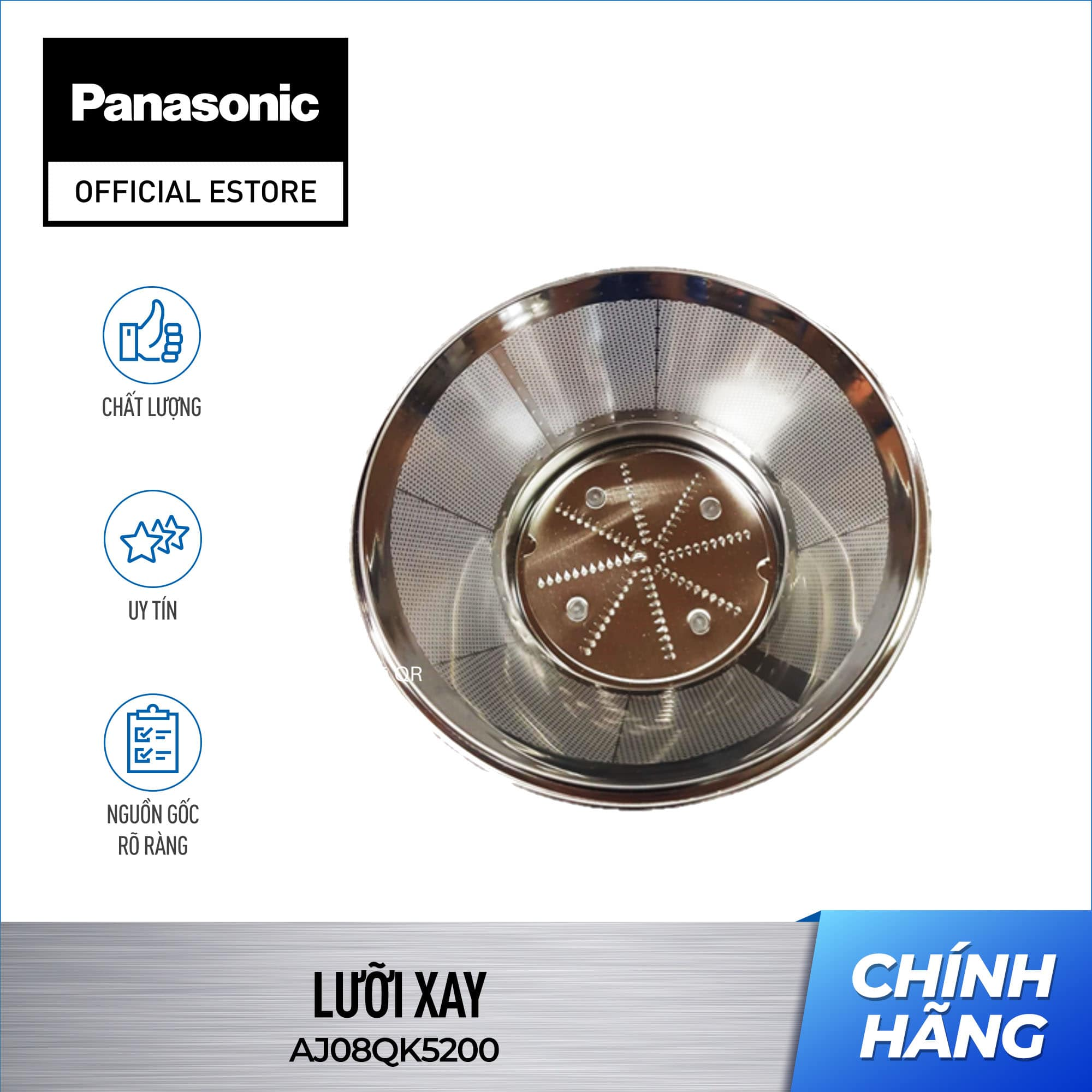 Lưỡi dao cắt của máy xay panasonic mj-m176p/mj-68m - lưỡi dao máy xay mj-m176p aj08qk5200