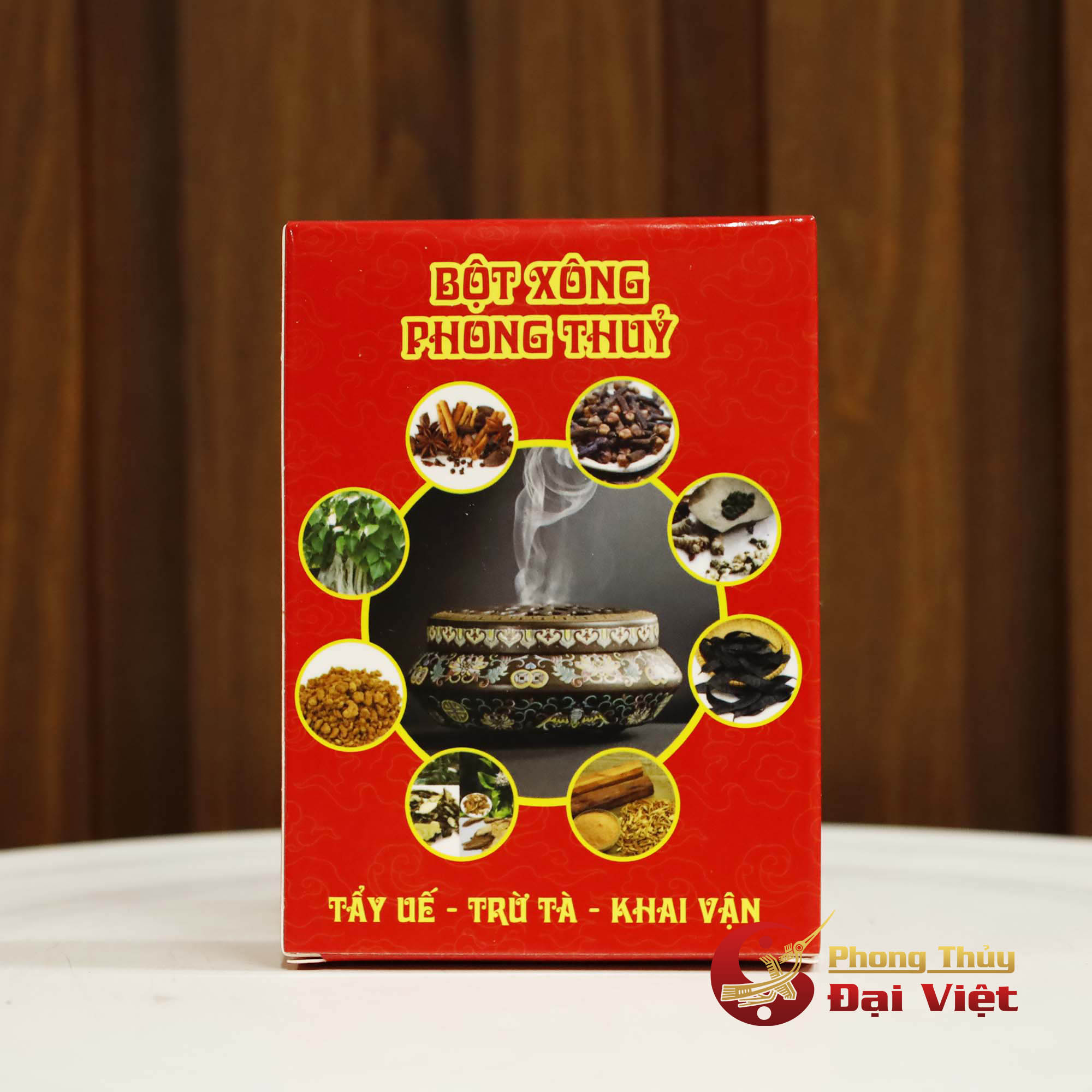 Bột xông nhà phong thủy tẩy uế - khai vận 50gr