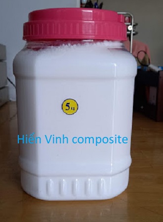Bột nhẹ caposil (fumed silica), chất độn trong sản xuất composite - 5 lít (gần 250 gram)