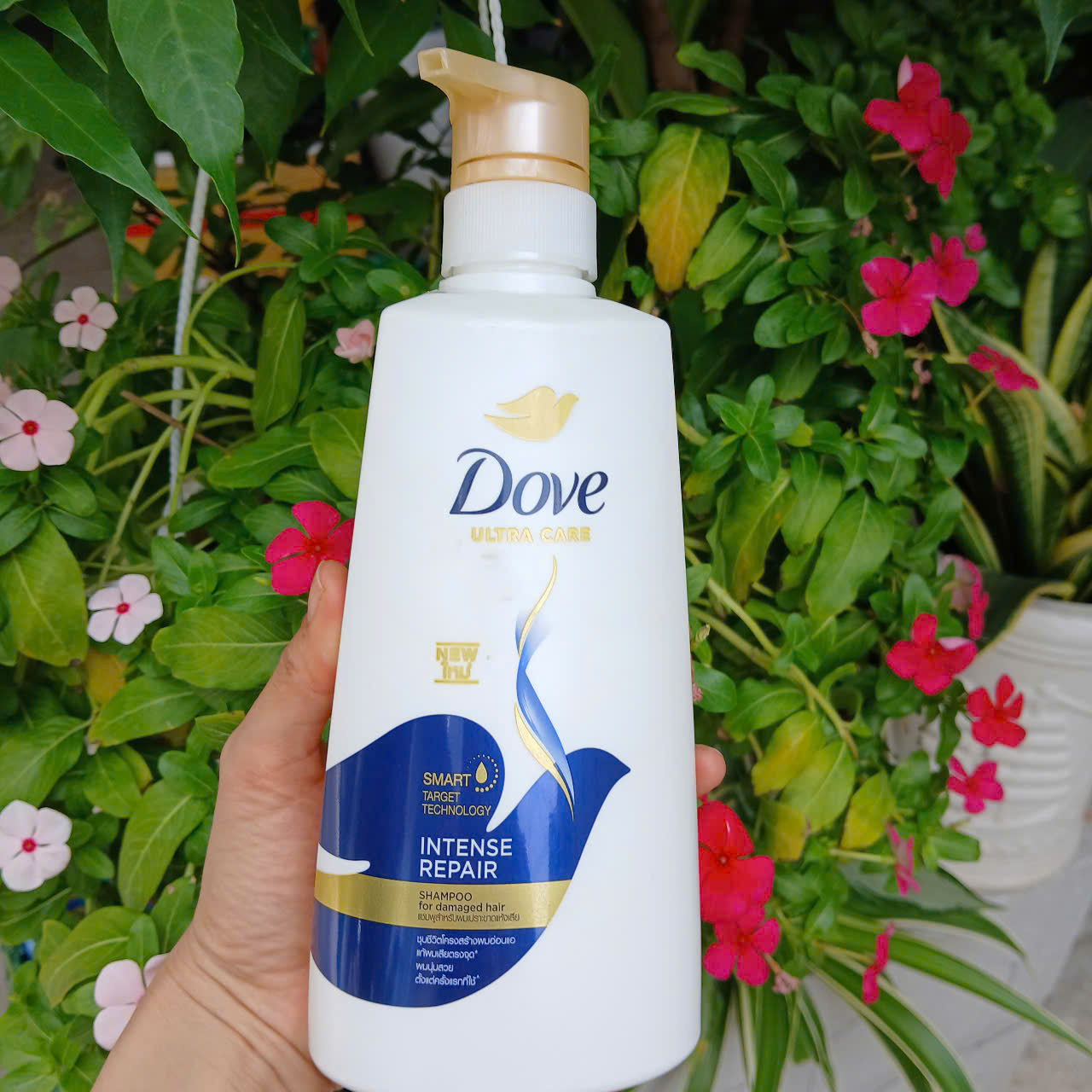 [410ml Dove Thái ẢNH THẬT] Dầu Gội Dove Phục Hồi Tóc Hư Tổn & Nuôi Dưỡng Tóc Khỏe