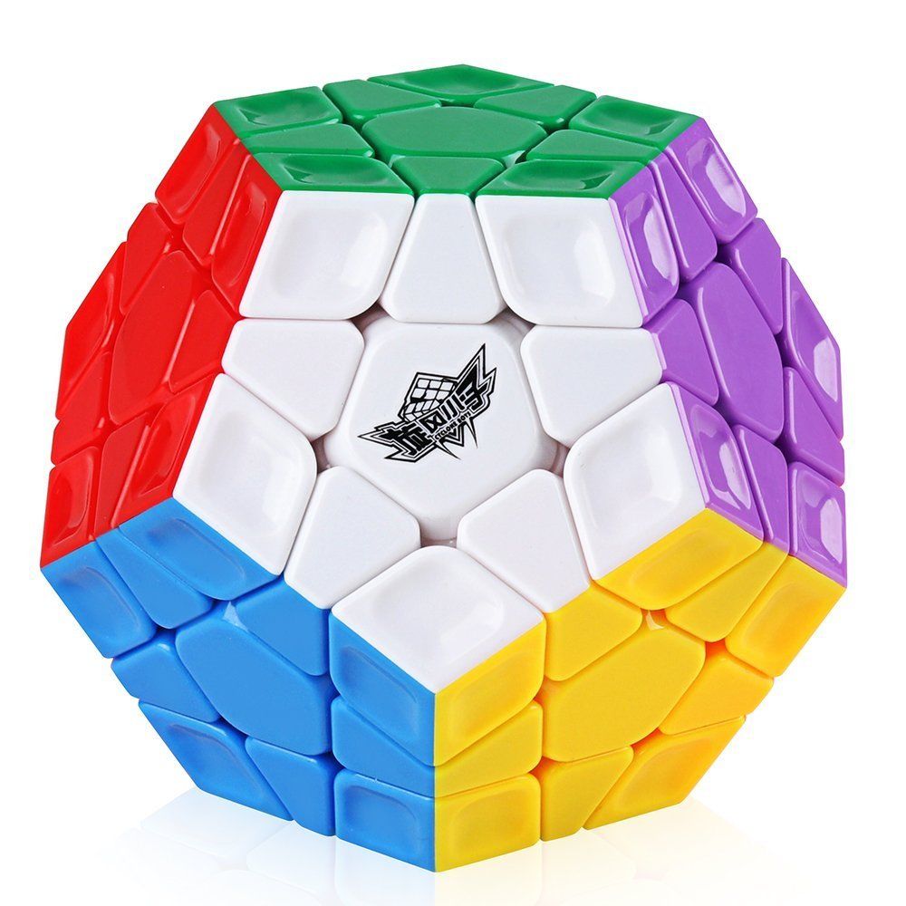Rubik Megaminx Cylone Boys rubik 12 Mặt Khối Lập Phương Stickerless  - rubik đồ chơi phát triển trí tuệ