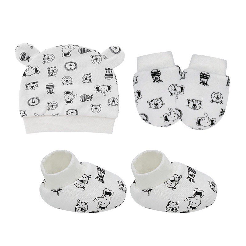 Phụ kiện sơ sinh set bao tay bao chân cho bé