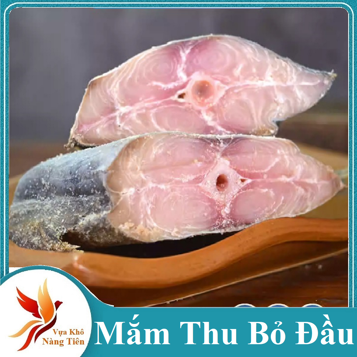 Mắm cá thu hà tiên cắt khoanh thịt loại 1 bỏ đầu - vựa khô nàng tiên