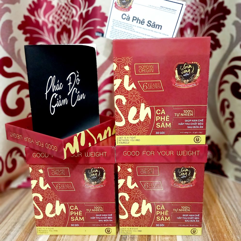COMBO 3 HỘP CÀ PHÊ SÂM (GINSENG COFFEE)