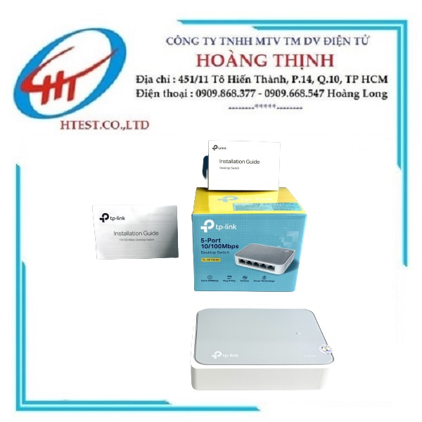 Switch mạng 5 port tp-link. + 2 uplink 10/100mbps - hàng chính hãng - switch mạng 5 port tpl - sp000940