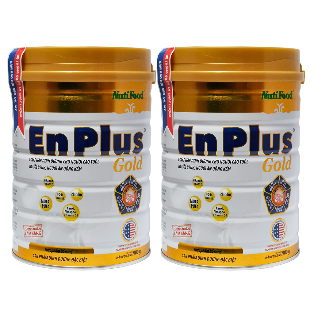 Combo 2 Hộp Sữa Bột Nutifood Enplus Gold 900g