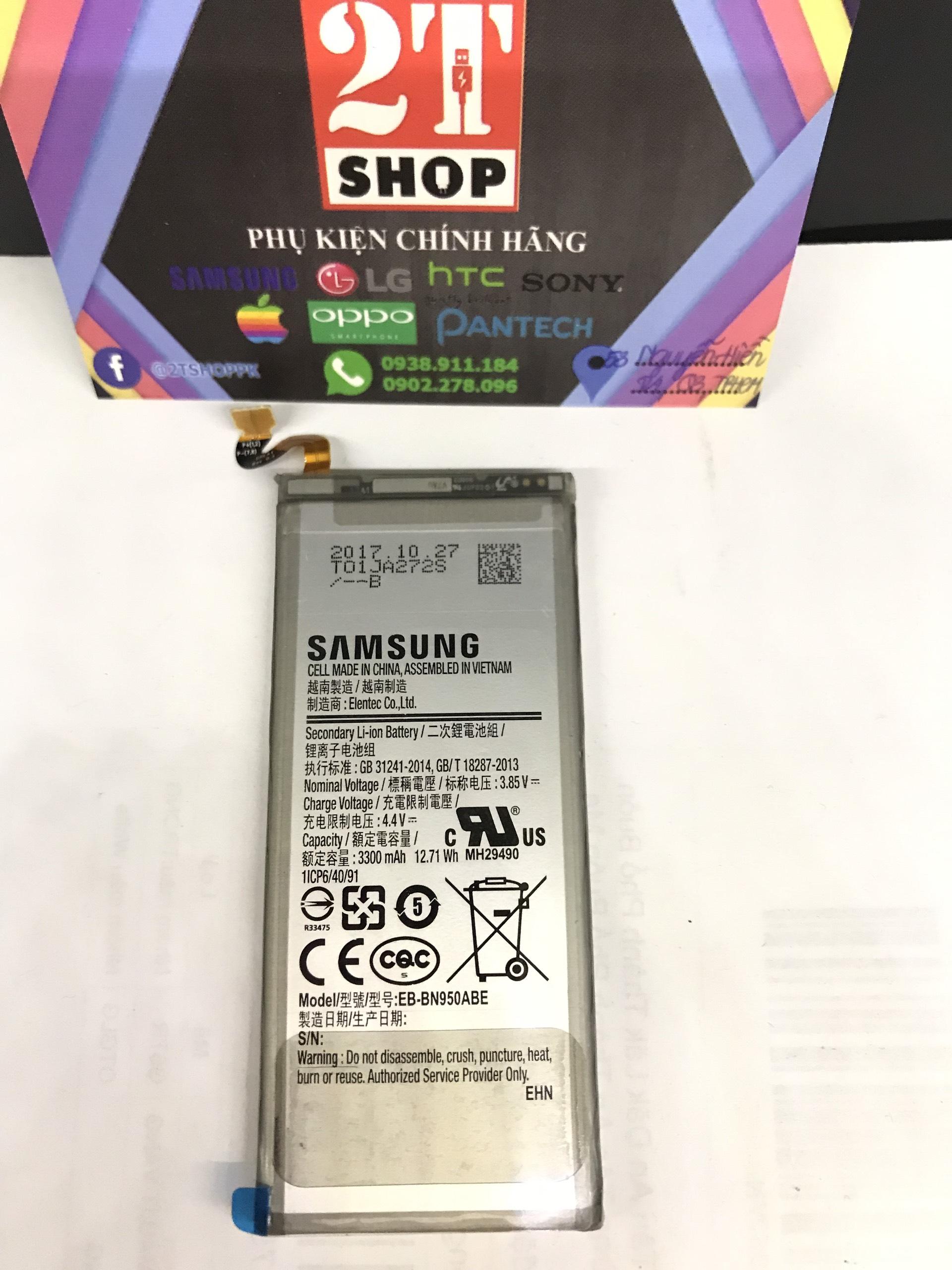 PIN NOTE 8 CHÍNH HÃNG, DUNG LƯỢNG 3300MAH, EB-BN950ABE