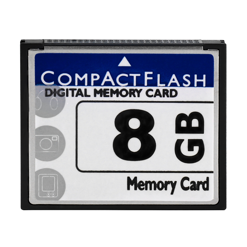 Professional 8GB Compact Flash Memory CardWhite&Blue